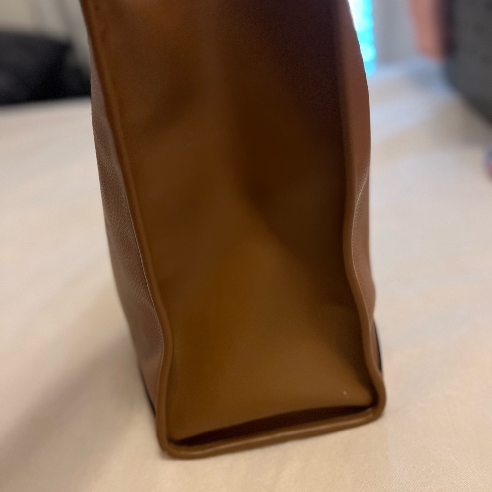 Michael Kors Tan Leather Men's Briefcase - Picture 4 of 10